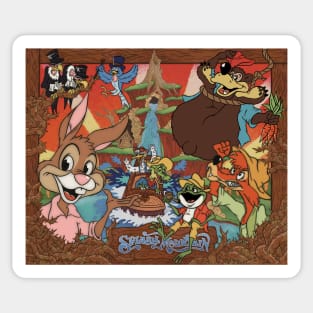 Splash Mountain PRINT Sticker